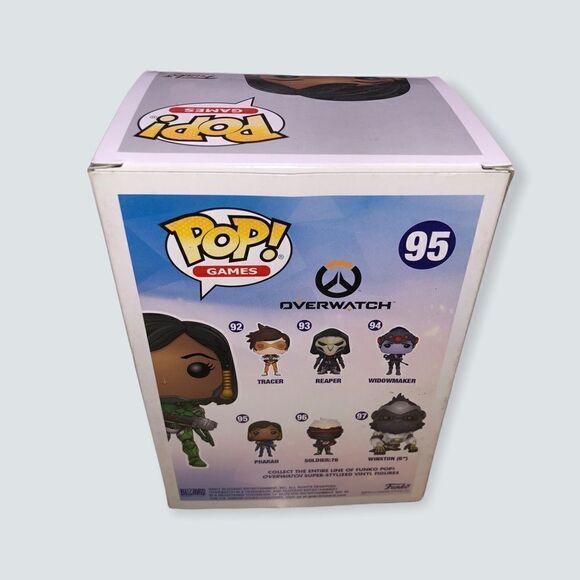 Funko Pop Games #95 Pharah Spring 2017 Exclusive Vinyl Figure Overwatch New - Picture 4 of 6